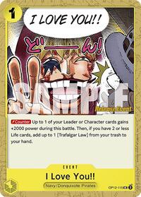 I Love You!! - Legacy of the Master Release Event Cards - UC - OP12-115