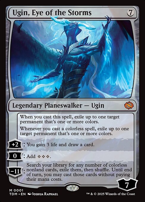 Ugin, Eye of the Storms - Tarkir: Dragonstorm - M - 1