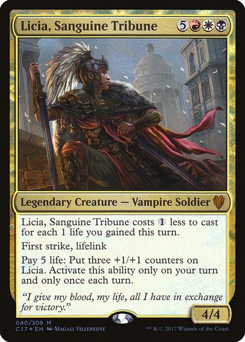 Licia, Sanguine Tribune - Commander 2017 - M - 40