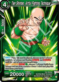 Tien Shinhan, Artful Fighting Technique - Prismatic Clash - Rare - BT28-065