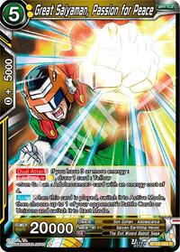 Great Saiyaman, Passion for Peace - Prismatic Clash - Rare - BT28-085
