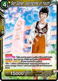 Son Gohan, Springtime of Youth - Prismatic Clash - Uncommon - BT28-086