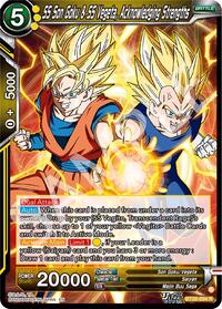 SS Son Goku & SS Vegeta, Acknowledging Strengths - Prismatic Clash - Rare - BT28-094