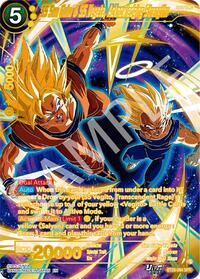 SS Son Goku & SS Vegeta, Acknowledging Strengths (SPR) - Prismatic Clash - Special Rare - BT28-094
