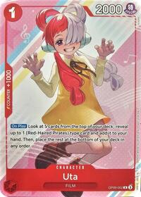 Uta (Welcome Pack Vol. 2) - One Piece Promotion Cards - R - OP09-002