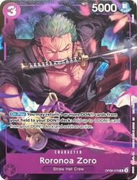 Roronoa Zoro (Welcome Pack Vol. 2) - One Piece Promotion Cards - R - OP09-076