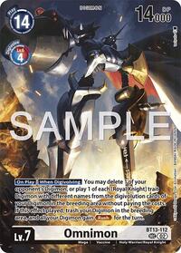 Omnimon - Limited Card Pack -Another Knight- - Secret Rare - BT13-112 SEC