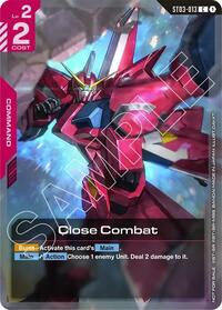 Close Combat (Championship Participation Pack 01) - Gundam Promotional Cards - Common - ST03-013