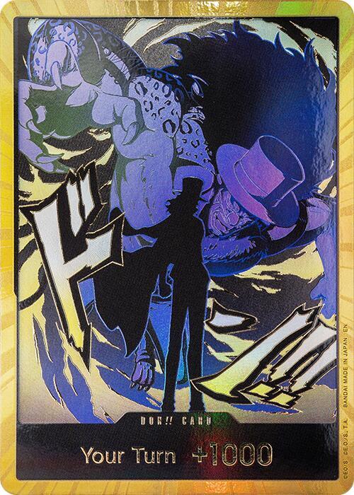 DON!! Card (Rob Lucci) (Gold) - Premium Booster -The Best- Vol. 2 - DON!!