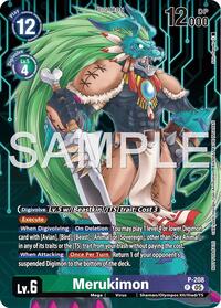 Merukimon (Hacker's Slumber Box Promotion Pack) - Digimon Promotion Cards - Promo - P-208 P