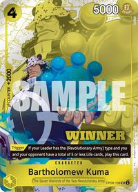 Bartholomew Kuma (Winner Pack 2025 Vol. 4) - One Piece Promotion Cards - UC - OP09-108