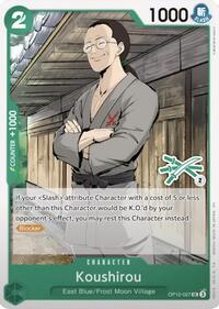 Koushirou (Zoro Deck) - Learn Together Deck Set - UC - OP12-027