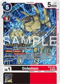 Golemon - Hackers' Slumber Release Event Cards - Uncommon - BT23-051 U