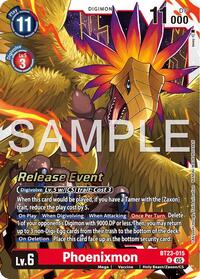 Phoenixmon - Hackers' Slumber Release Event Cards - Uncommon - BT23-015 U