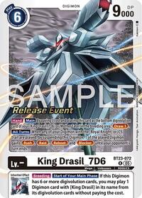 King Drasil_7D6 - Hackers' Slumber Release Event Cards - Rare - BT23-072 R