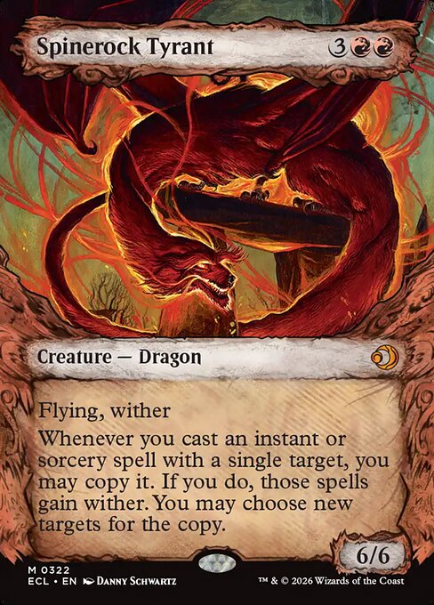 Spinerock Tyrant (0322) (Showcase) - Lorwyn Eclipsed - M - 322