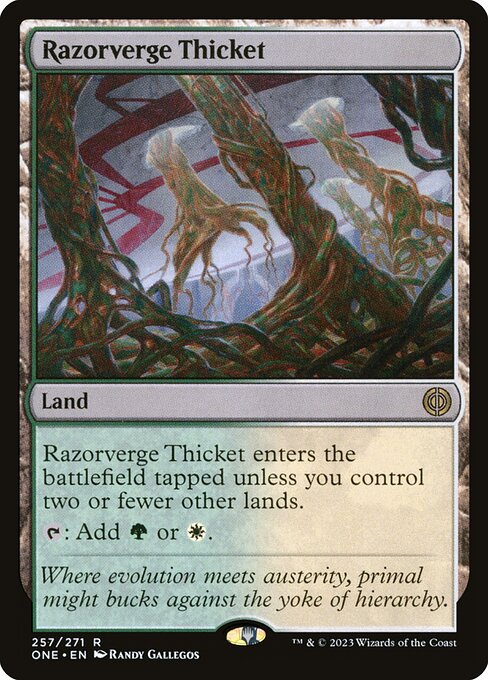 Razorverge Thicket - Phyrexia: All Will Be One - R - 257