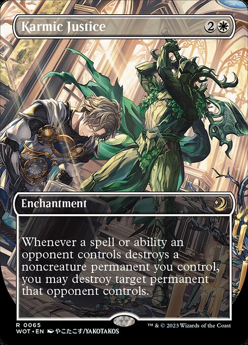Karmic Justice (Anime Borderless) - Wilds of Eldraine: Enchanting Tales - R - 65