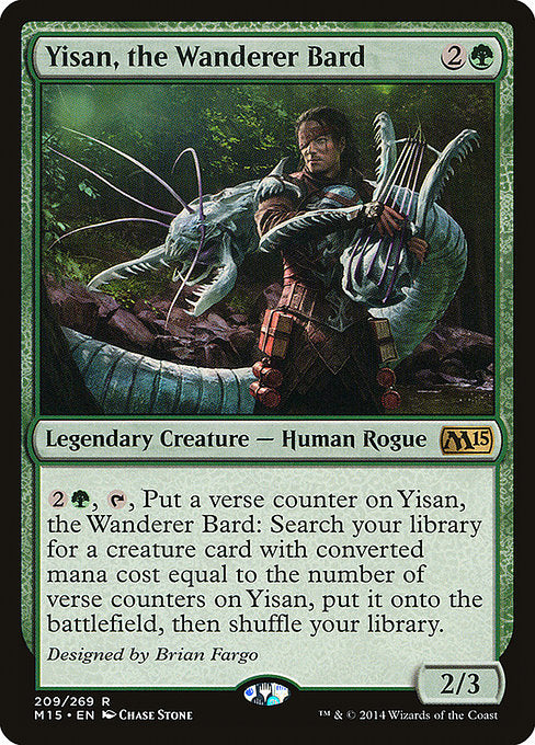 Yisan, the Wanderer Bard - Magic 2015 (M15) - R - 209