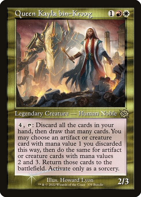 Queen Kayla bin-Kroog (Retro Frame) (BRO Bundle) - Unique and Miscellaneous Promos - P - 379