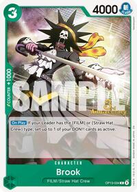 Brook - Carrying On His Will: 3rd Anniversary Tournament Cards - C - OP13-034