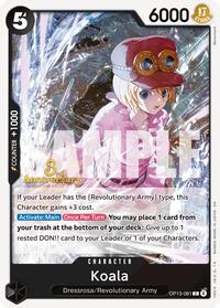 Koala - Carrying On His Will: 3rd Anniversary Tournament Cards - C - OP13-081