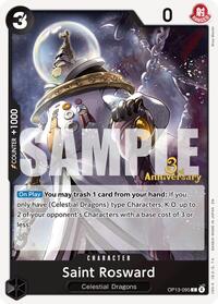 Saint Rosward - Carrying On His Will: 3rd Anniversary Tournament Cards - C - OP13-095