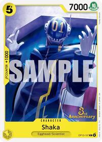 Shaka - Carrying On His Will: 3rd Anniversary Tournament Cards - C - OP13-107