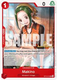 Makino - Carrying On His Will: 3rd Anniversary Tournament Cards - UC - OP13-015