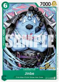 Jinbe - Carrying On His Will: 3rd Anniversary Tournament Cards - UC - OP13-029