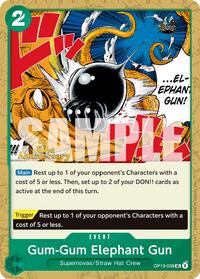 Gum-Gum Elephant Gun - Carrying On His Will: 3rd Anniversary Tournament Cards - UC - OP13-038
