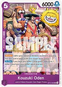 Kouzuki Oden - Carrying On His Will: 3rd Anniversary Tournament Cards - UC - OP13-063