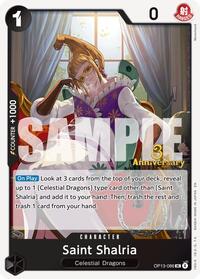Saint Shalria - Carrying On His Will: 3rd Anniversary Tournament Cards - UC - OP13-086