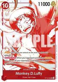 Monkey.D.Luffy - ST10-006 (3rd Anniversary Treasure Campaign Pack) - One Piece Promotion Cards - C - ST10-006