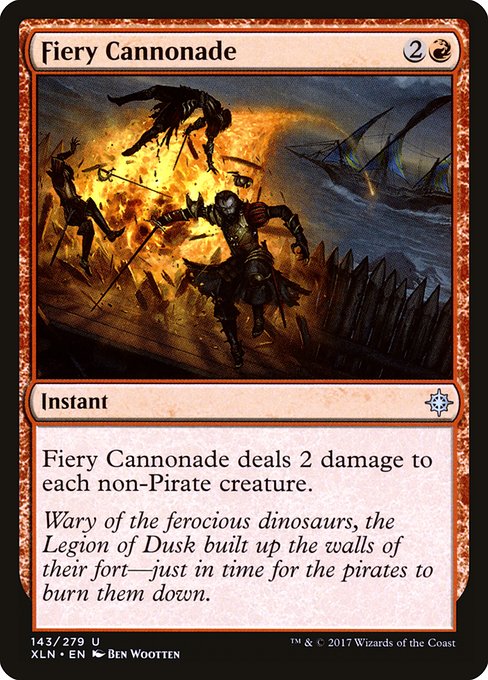 Fiery Cannonade - Ixalan - U - 143