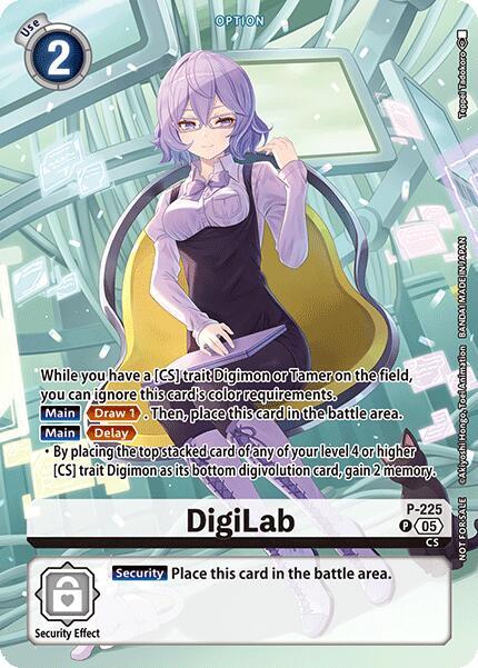 Digilab (Time Stranger Box Topper) - Digimon Promotion Cards - Promo - P - 225 P