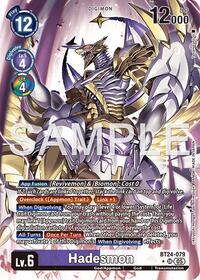 Hadesmon (Alternate Art) - Time Stranger - Super Rare - BT24-079 SR