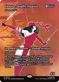 Elektra, Deadly Assassin - Massacre Girl (Borderless) - Marvel Universe Eternal-Legal - M - 67