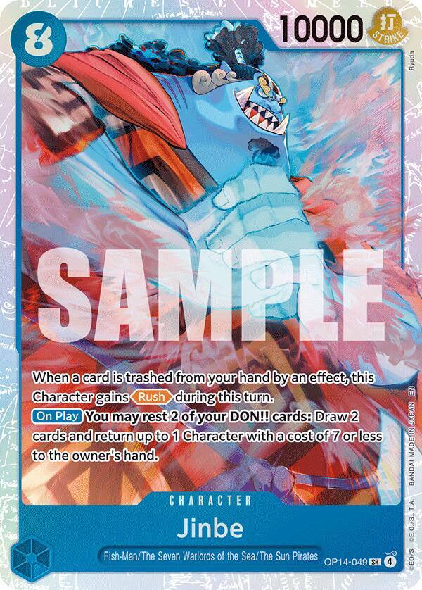 Jinbe - OP14-049 - The Azure Sea's Seven - SR - OP14-049