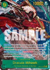 Dracule Mihawk - OP14-119 (Alternate Art) - The Azure Sea's Seven - SEC - OP14-119