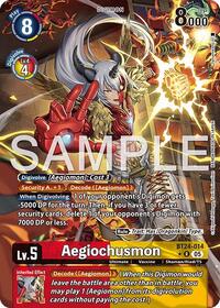Aegiochusmon (Alternate Art) - Time Stranger - Rare - BT24-014 R