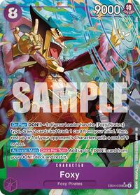 Foxy (Alternate Art) - The Azure Sea's Seven - SR - EB04-036