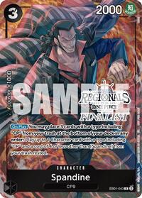 Spandine (Online Regional Finalist Card Set 2025 Vol.1) - One Piece Promotion Cards - R - EB01-043