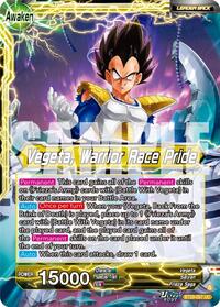 Vegeta // Vegeta, Warrior Race Pride - Fearsome Rivals - Uncommon - BT29-057