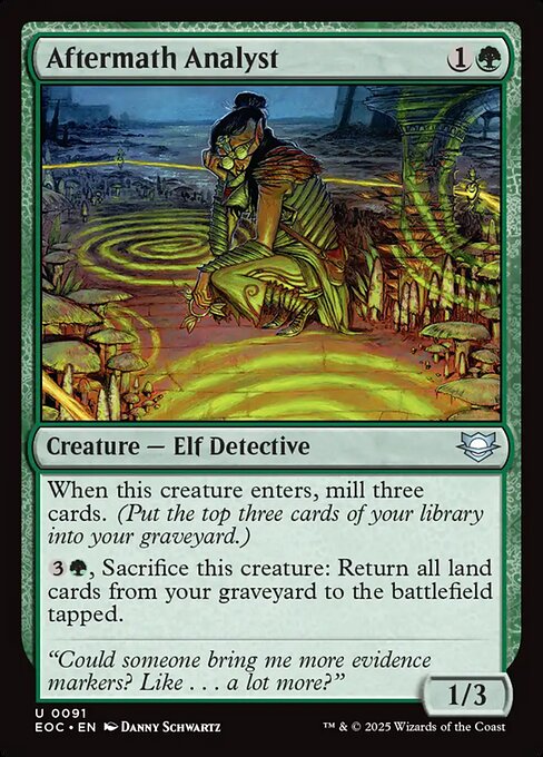 Aftermath Analyst - Commander: Edge of Eternities - U - 91