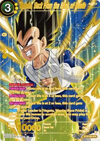 Vegeta, Back From the Brink of Death (SPR) - Fearsome Rivals - Special Rare - BT29-065