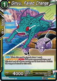 Ginyu, Failed Change - Fearsome Rivals - Common - BT29-071