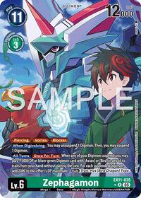 Zephagamon (Alternate Art) - Dawn of Liberator - Rare - EX11-035 R