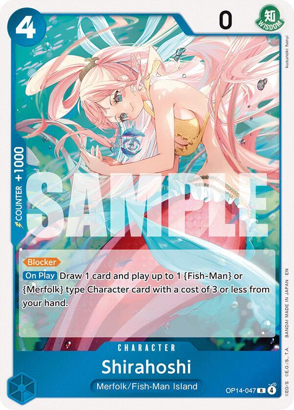 Shirahoshi - The Azure Sea's Seven - R - OP14-047