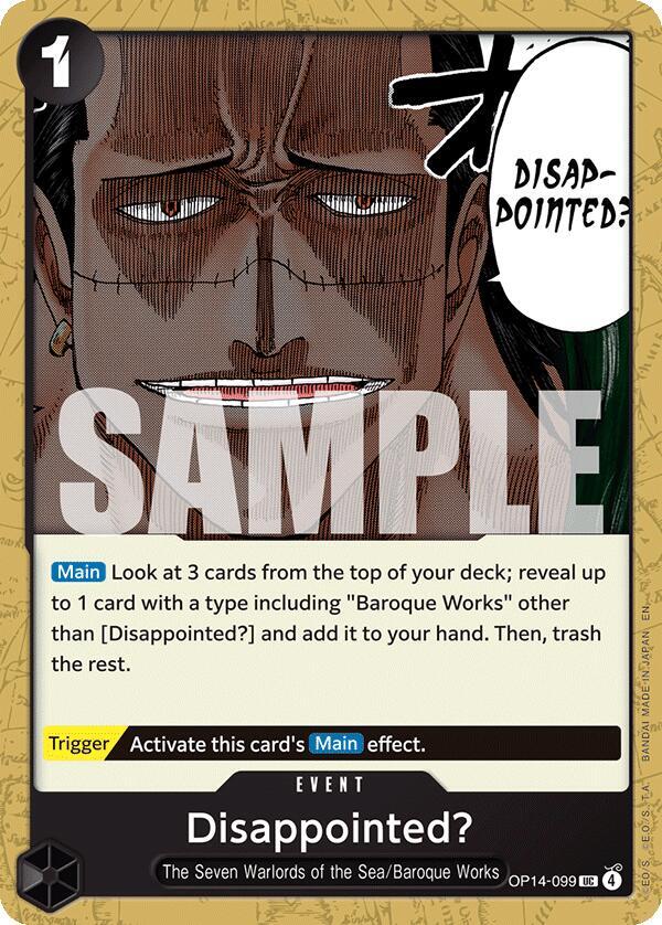 Disappointed? - The Azure Sea's Seven - UC - OP14-099